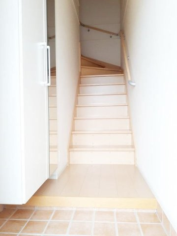 プラシードＢの玄関