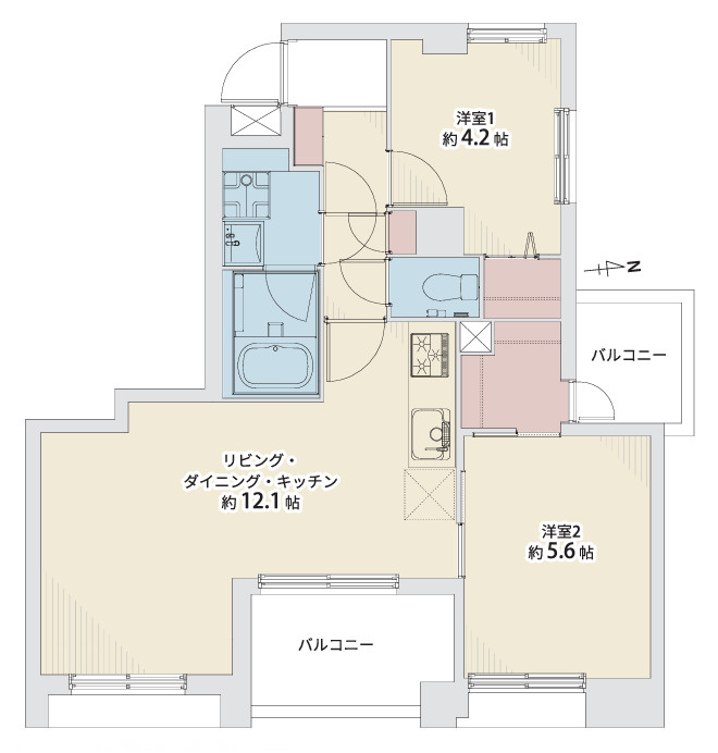 【間取り】の画像