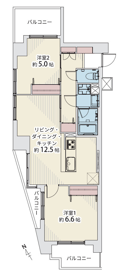 【間取り】の画像