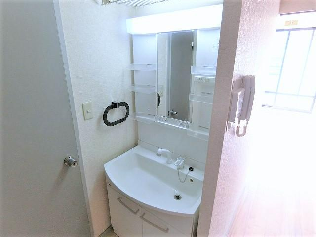 コーポフリーダムの洗面所