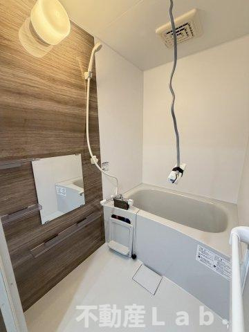 ソルーナ松橋の浴室|１C号室(モデルルーム)の写真です。