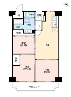 【間取り】 | ローレルハイツ茨木総持寺第1号棟