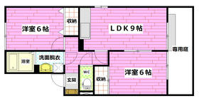グリーンハイツ上安の間取り