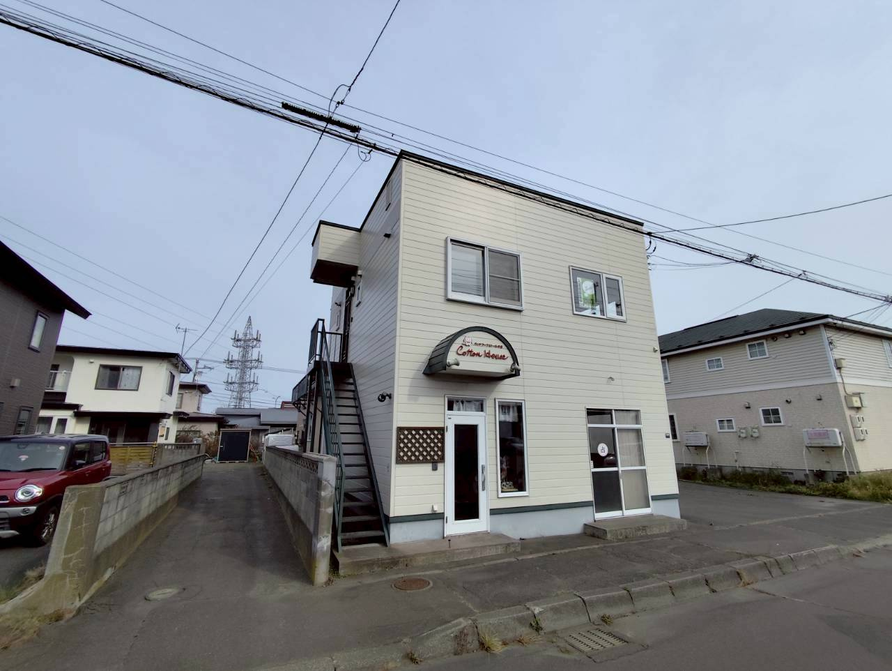 釧路市昭和町４丁目のアパートの外観