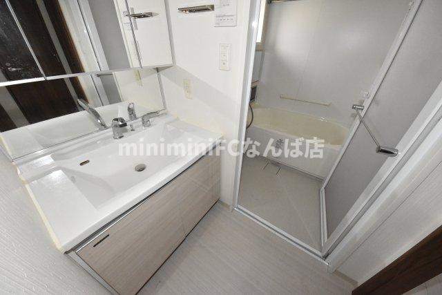 クリスタルエグゼ南堀江の洗面所