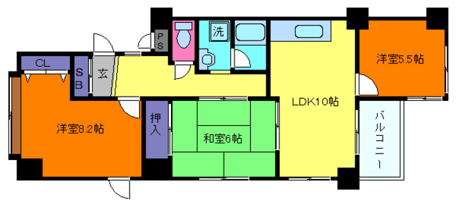 エクセレンス御影の間取り