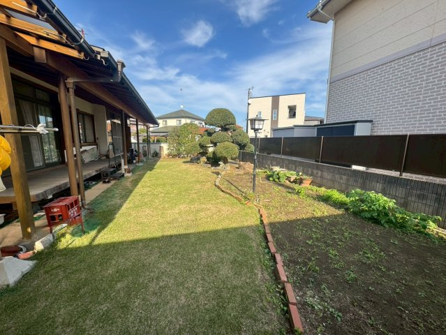 茂原市下永吉　中古戸建の庭