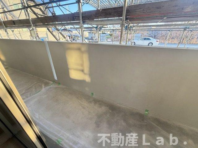 ソルーナ松橋のバルコニー