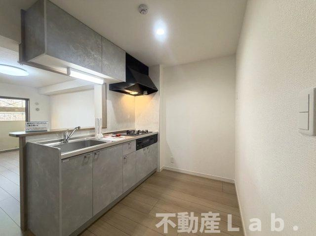 ソルーナ松橋のキッチン|１B号室(モデルルーム)の写真です。