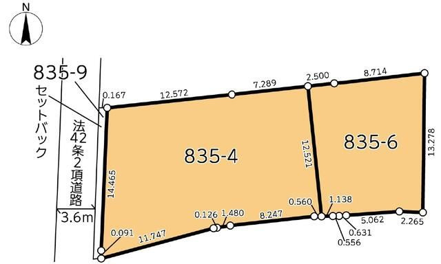 JR南武線「武蔵新城」条件なし土地の画像