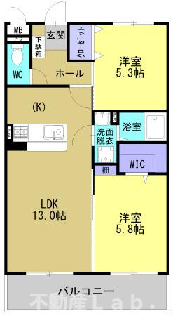 ソルーナ松橋の間取り