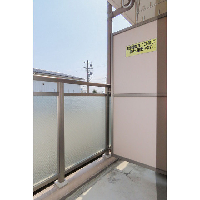 ハートフル　アイランドのバルコニー