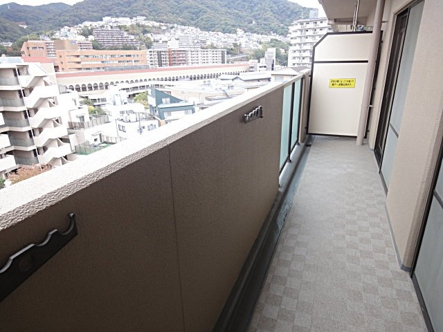 カデット真趣園宝塚のバルコニー|落ち着いた時間を過ごせるバルコニーです