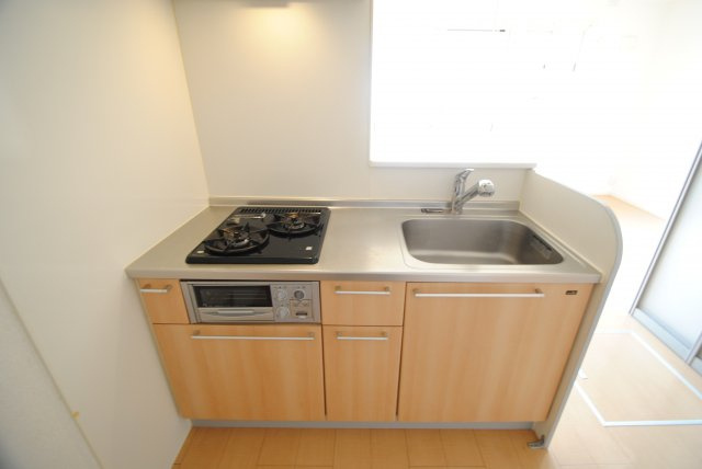 ハートフルハイツのキッチン|お料理しやすいキッチンです