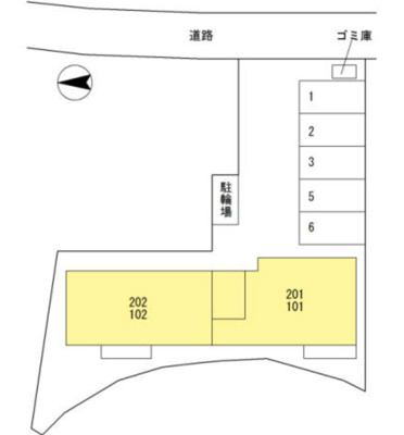 【区画図】 | シャンノール北野田 