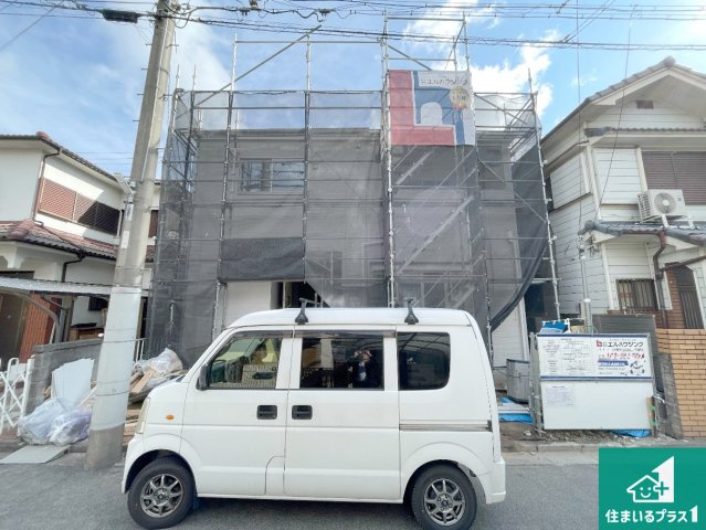 羽曳野市碓井　第1期　新築一戸建ての外観|現在建築中！落ち着いた街並みで新生活を始めることが出来そう！周辺の物件も併せてご紹介させて頂きます！