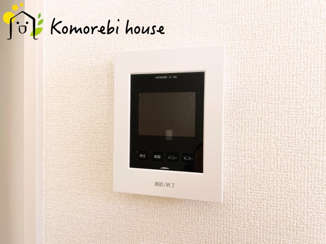 さいたま市見沼区堀崎町　新築一戸建て　リーブルガーデン　01の防犯設備|モニター付インターホンです
