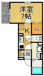ハイツユベーレンの間取り