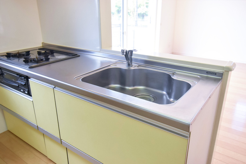 堤貸家（東合川）のキッチン|きれいなキッチンです