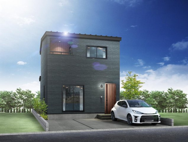 【外観パース】 | 高知市介良/２区画 | 西区画