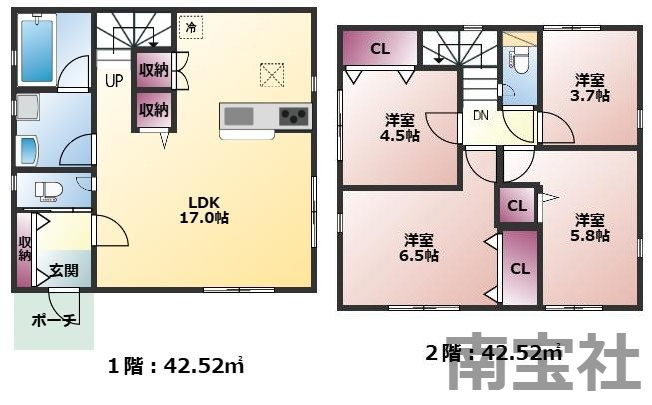 【区画図】 | 2号棟