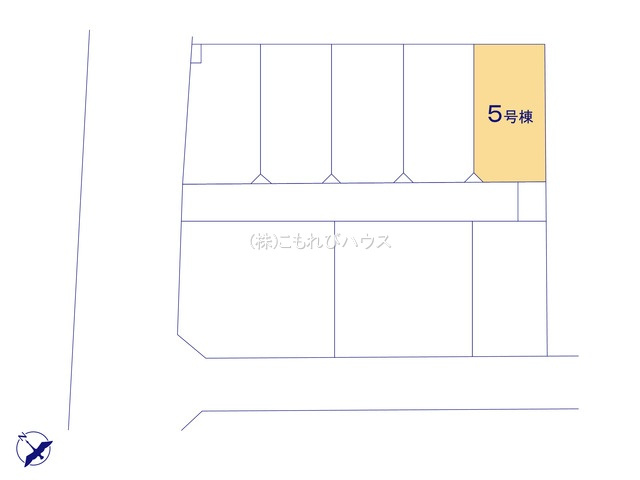 上尾市浅間台3丁目　3期　新築一戸建て　グランドールの丘　05の区画図|5号棟