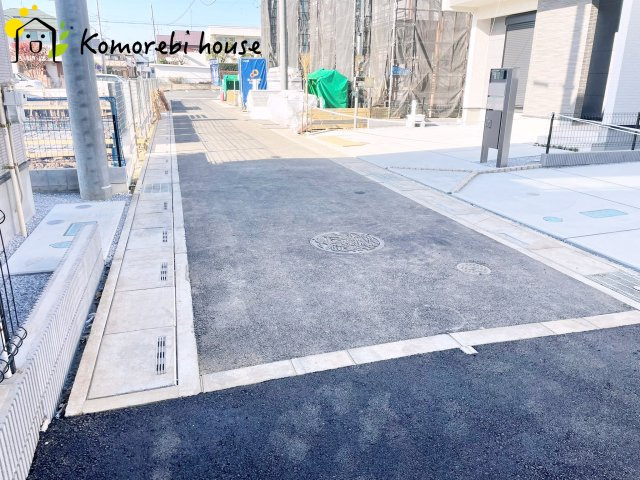 上尾市浅間台3丁目　3期　新築一戸建て　グランドールの丘　05の前面道路含む現地写真|前面道路含む現地写真です
