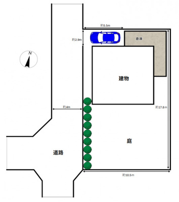 【区画図】 | 柳井市新庄築出戸建