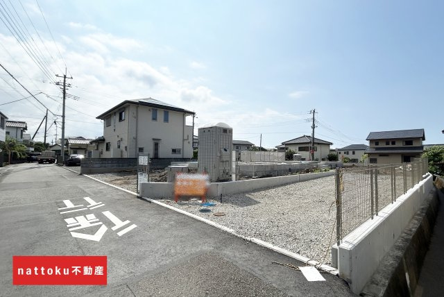 富士市中里第９　新築戸建　全３棟　3号棟の前面道路含む現地写真|現地撮影8.19