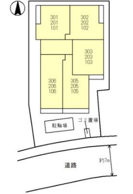Enew（エニュー）金剛の区画図