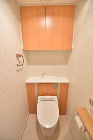 大阪市城東区今福西１丁目の賃貸マンションのトイレ