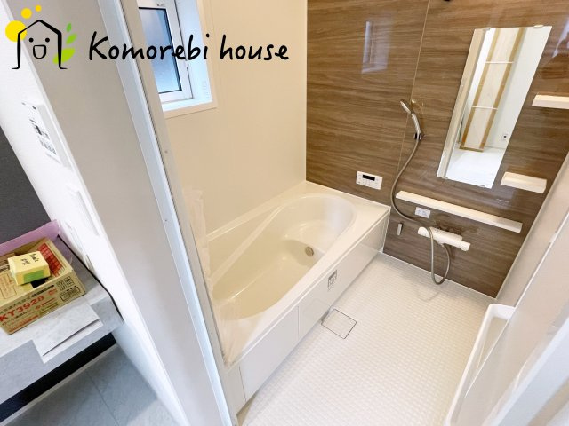 上尾市浅間台3丁目　3期　新築一戸建て　グランドールの丘　06の浴室|日々の疲れを癒すお風呂付です