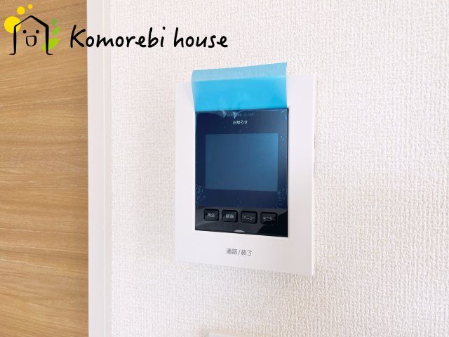 上尾市浅間台3丁目　3期　新築一戸建て　グランドールの丘　06の防犯設備|モニター付インターホンです