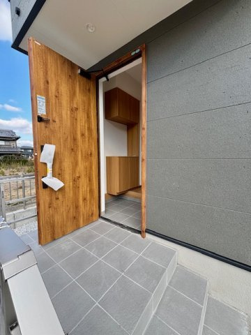 久留米市善導寺町飯田　9号地の玄関