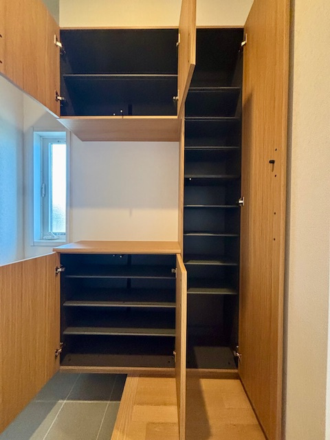 久留米市善導寺町飯田　9号地の収納|シューズボックスも大容量♪