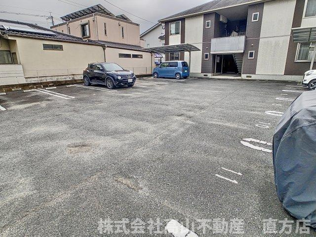 ソレイユたかみねの里の駐車場