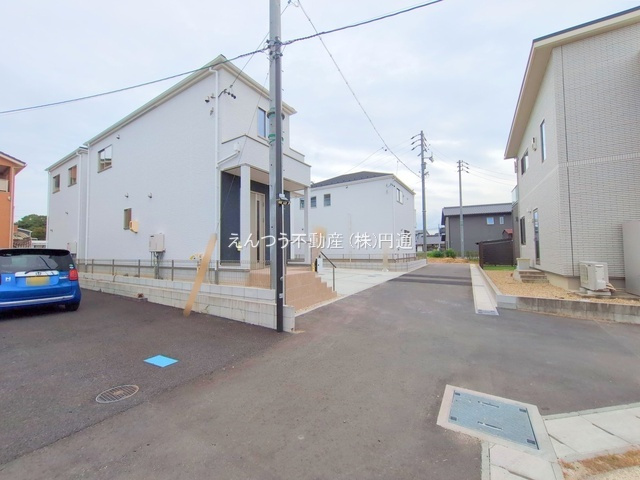 下津町1期の前面道路含む現地写真