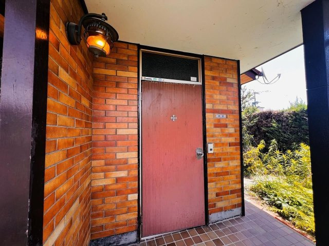 荒木町白口貸家の玄関|シンプルで使いやすい玄関です