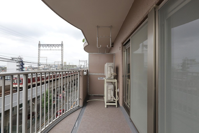 【バルコニー】 | 八尾セントラルハイツ　用和小学校区　近鉄八尾駅
