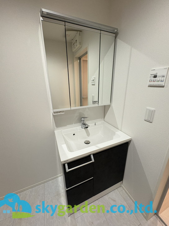 鎌倉市台4丁目　新築戸建　全1棟1号棟の独立洗面台