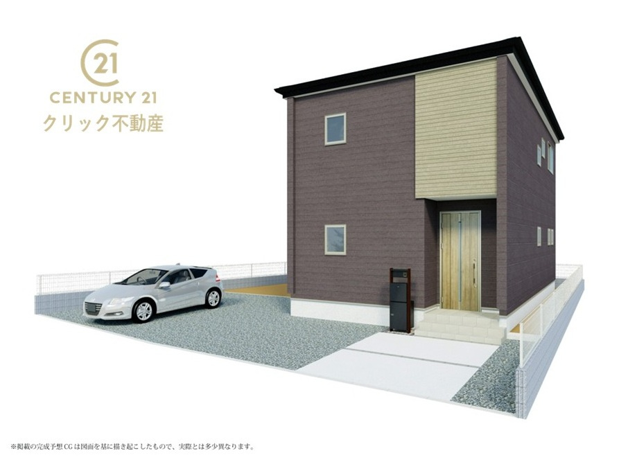 リーブルガーデン  笠間市吉岡　第1　限定1棟！の外観|岩間駅車5分。岩間第三小徒歩23分。岩間中徒歩12分。
石岡市、茨城町方面へのアクセスも良好で
通勤、お買い物にも便利！