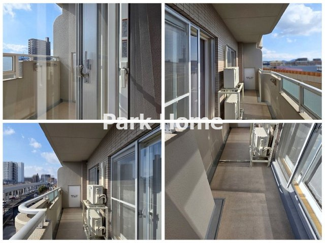 サーパス北本町のバルコニー