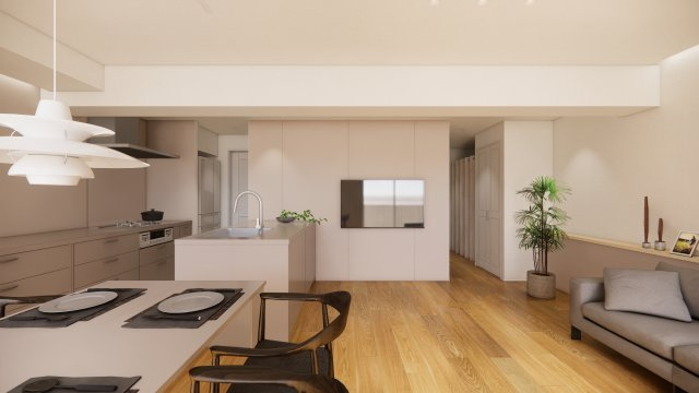 サーパス北本町のキッチン|★リノベ後（イメージ）