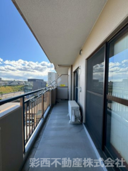 朝日パリオ狭山のバルコニー