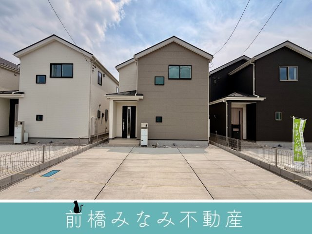 【新築】佐波郡玉村町斎田第２期　３号棟(全８棟)　リナージュ　新築建売分譲の外観|外観は落ち着いています