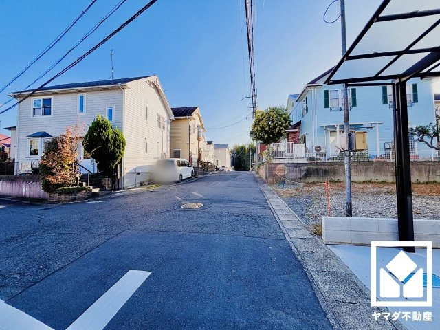 大津市一里山６丁目　1期　1号地の前面道路含む現地写真|11月7日　現地写真更新