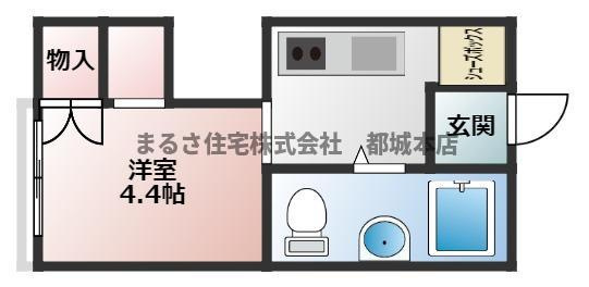 エムズ牟田の間取り
