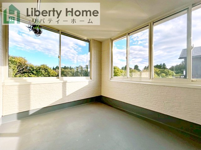 石岡市山崎　中古戸建のバルコニー