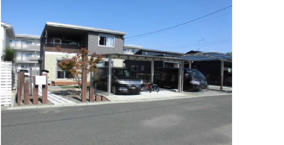 八代市松崎町中古戸建ての前面道路含む現地写真|前面道路含む現地写真です