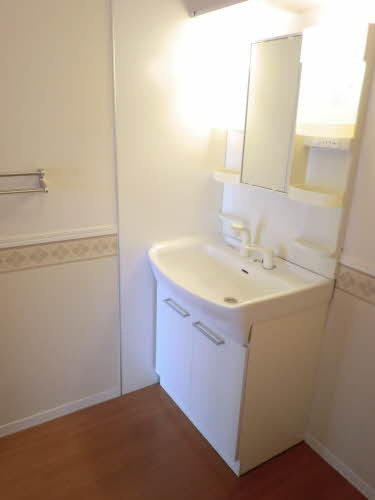 シャーメゾン頓野 B棟の洗面所